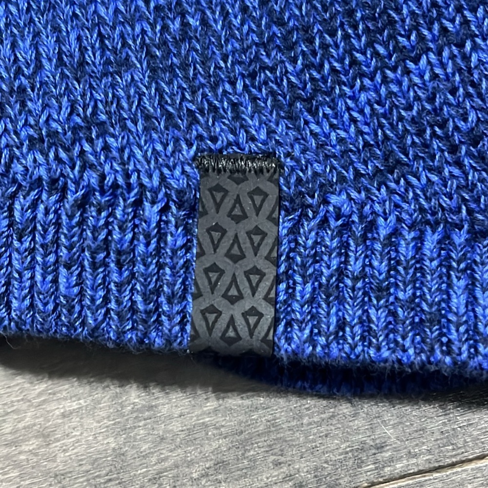 Ivivva Asymmetrical Knit Wrap Sweater - Blue Marl - Girl’s 14 (Women’s XS/S) - Picture 6 of 6